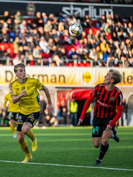 Brommapojkarnas Alexander Jensen och Elfsborgs Jeppe