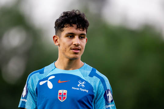 Osame Sahraoui of the Norwegian national football team