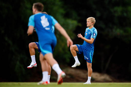 Birger Meling of the Norwegian national football team