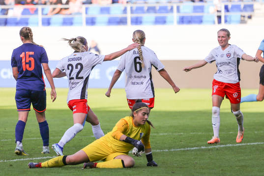 Ria Noora Minerva Öling of Rosengård celebrate with