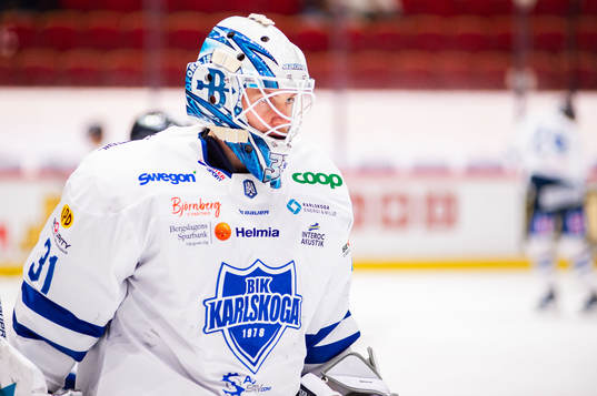 Karlskogas målvakt Marcus Hellgren Smed