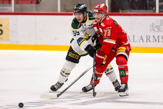 Östersunds Viktor Granholm och Kalmars Adam Hirsch
