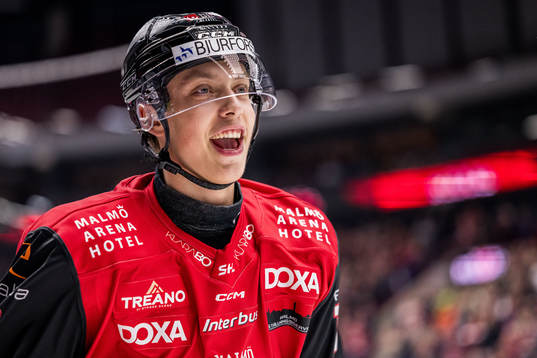 IF Malmö Redhawks William Von Barnekow jublar