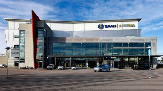 SAAB Arena före ishockeymatchen i SHL mellan Linköping