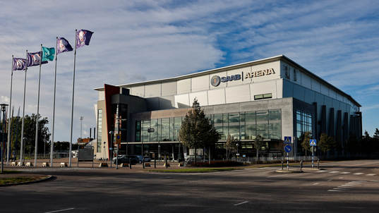 SAAB Arena före ishockeymatchen i SHL mellan Linköping