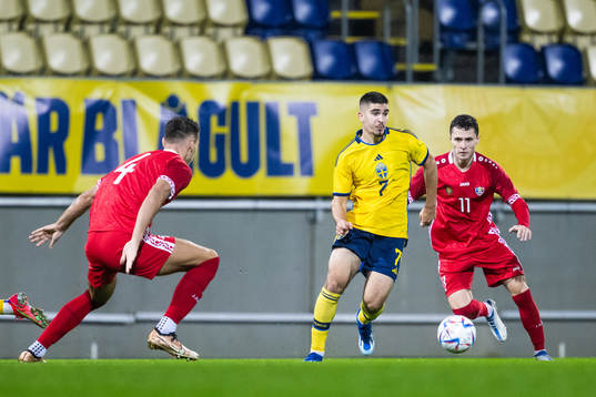 Mayckel Lahdo of Sweden and Daniel Danu of Moldova