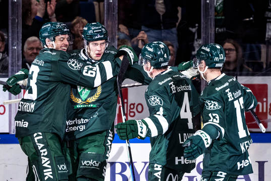 Färjestads Carl Dahlström, Victor Ejdsell och Victor