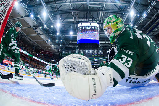 Färjestads målvakt Maxime Lagacé