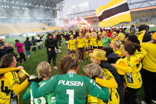 Elfsborgs spelare jublar