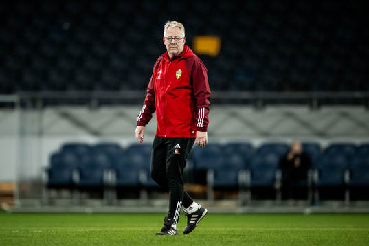 Scout Lasse Jacobsson of the Swedish football national team