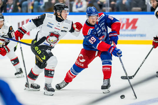 IF Malmö Redhawks Lukas Wernblom och IK Oskarshamns Patrik