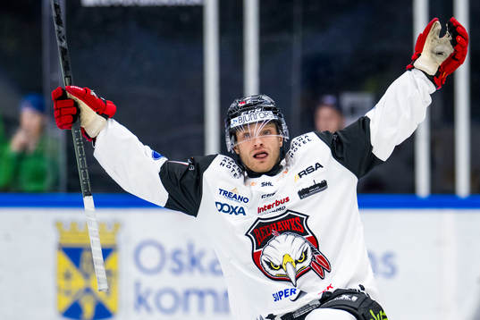 IF Malmö Redhawks Johan Olofsson jublar