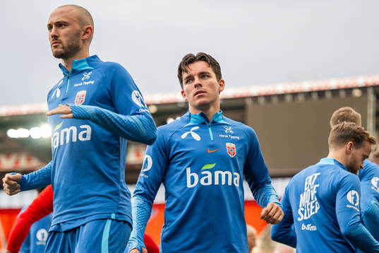 Fredrik Aursnes and Hugo Vetlesen of the Norwegian national