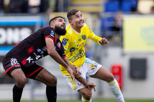 Trollhättans Suleman Zurmati och Falkenbergs Sewen Emilov