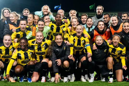 Players of Häcken celebrate