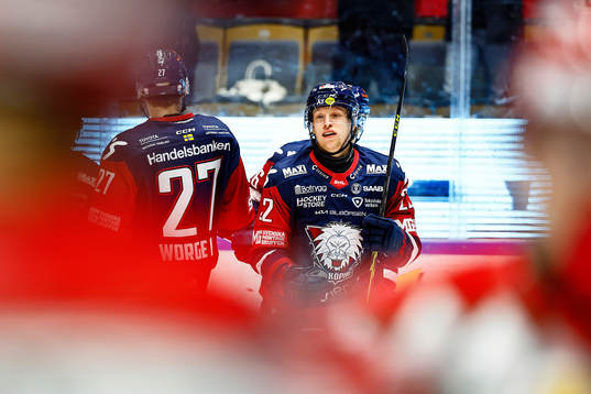 Linköpings Vilmos Gallo jublar