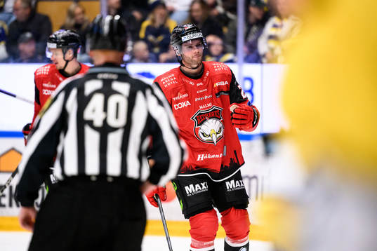Malmö Redhawks Kim Rosdahl jublar
