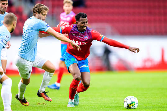 Gefles Daniel Eliasson och Helsingborgs Bernardo Vilar