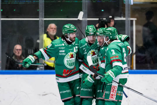 Rögle BKs Dennis Everberg, Adam Tambellini, Linus Sandin