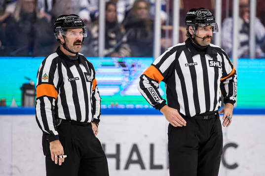 Domare Daniel Wessner och Domare Mikael Sjöqvist