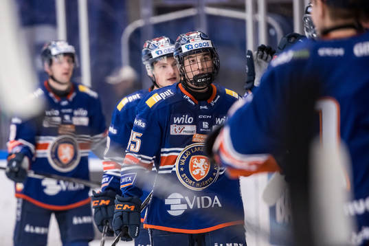 Växjös Noah Östlund jublar