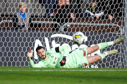 Halmstads målvakt Marko Johansson