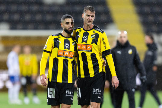 Häckens Aiham Ousou och Johan Hammar