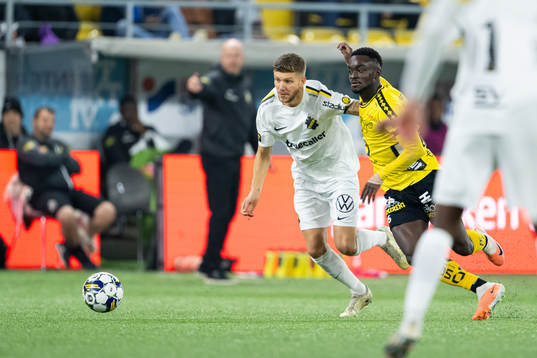 AIKs Anton Salétros och Elfsborgs Emmanuel Boateng