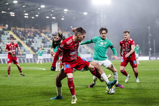 Jönköpings Södras Hady Saleh Karim och Skövde AIKs Isak