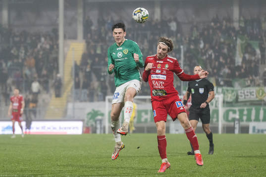 Jönköpings Södras Samuel Adrian och Skövde AIKs Hugo