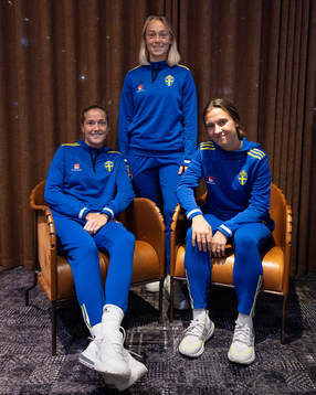 Hanna Bennisson, Filippa Angeldahl and Julia Zigiotti Olme
