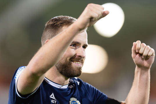Utsiktens Erik Gunnarsson jublar