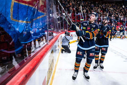 Djurgårdens Wiktor Nilsson jublar