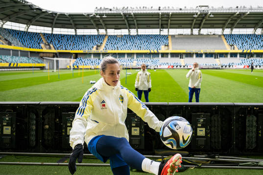Nathalie Björn of the Swedish women's national football