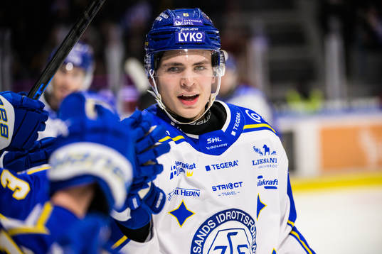 Leksands Alexander Lundqvist jublar