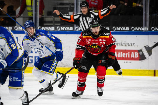 Luleås Linus Omark deppar