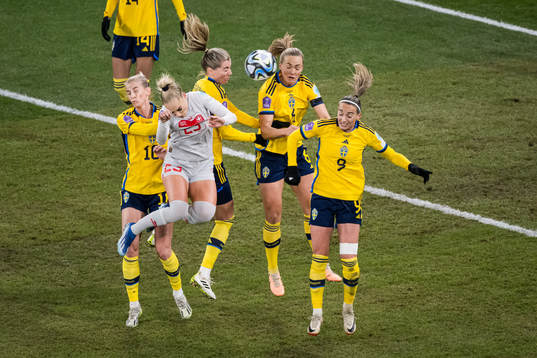 Sofia Jakobsson, Linda Sembrant, Magdalena Eriksson, and