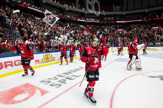 IF Malmö Redhawks Johan Olofsson jublar