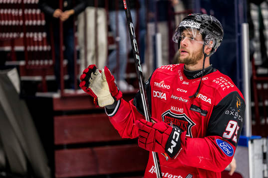 IF Malmö Redhawks Carl Persson jublar