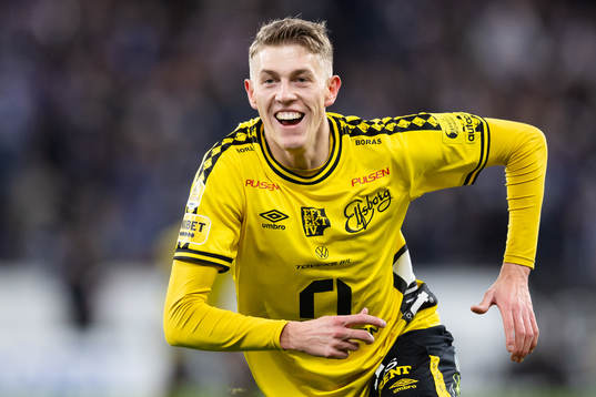 Elfsborgs Alexander Bernhardsson jublar