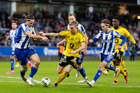 IFK Göteborgs Gustav Svensson och Lucas Kåhed mot