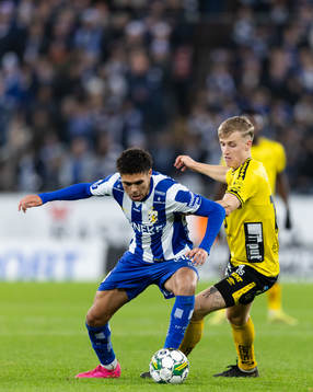 IFK Göteborgs Thomas Santos och Elfsborgs Jeppe Møldrup