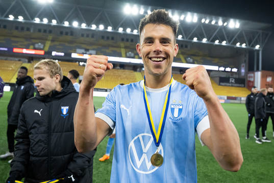 Malmö FFs Jonas Bruun Knudsen jublar