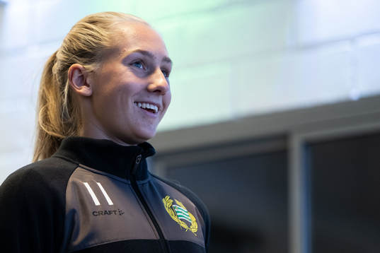 Ellen Wangerheim i mixade zonen