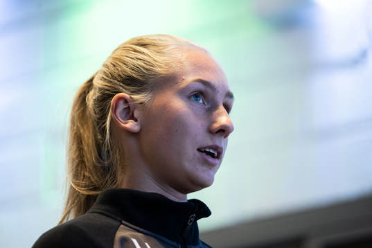 Ellen Wangerheim i mixade zonen