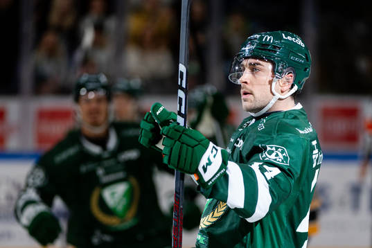 Färjestads Jonathan Andersson jublar