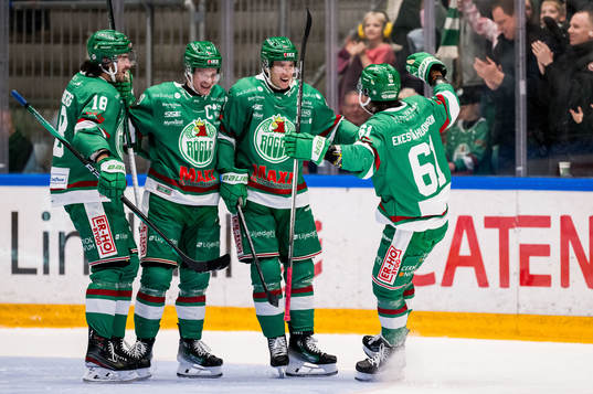 Rögles Adam Tambellini, Anton Bengtsson och Lukas