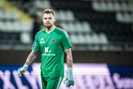 Gefles målvakt Robin Wallinder