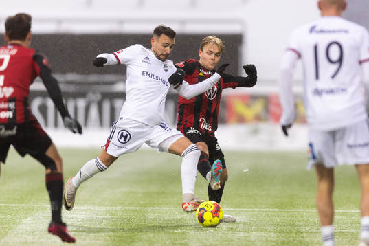 Östers Dzenis Kozica och Östersunds Simon Marklund