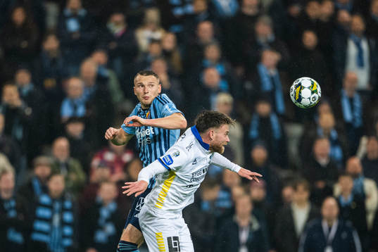 Djurgårdens Piotr Johansson och Sirius Joeri De Kamps